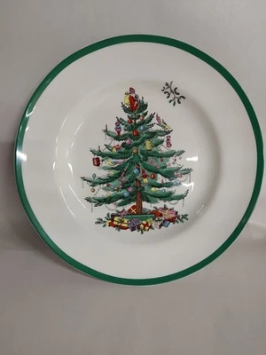 Spode Christmas Tree set of 8 x 10.5" dinner plates -----7001-----