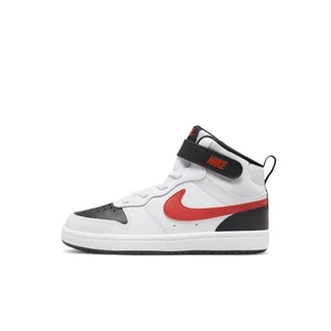 Nike Court Borough Mid 2 Weiß Rot Schwarz Sneaker - Größe 1 Kinder - Bild 1 von 8