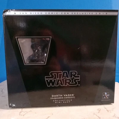 STAR WARS GENTLE GIANT DARTH VADER MCQUARRIE CONCEPT MINI BUST SDCC EXCLUSIVE - Image 1 of 4