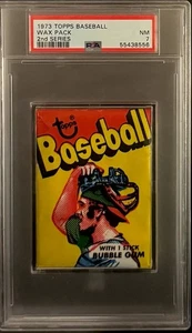 1973 Topps Baseball (2nd Series) Wax Pack PSA 7 (Nolan Ryan, Fisk, Yaz Series) - Bild 1 von 2