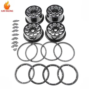 Aluminium Radfelge Beadlock Ring Set für 1/5 HPI Baja 5B Teile RV KM - Bild 1 von 10