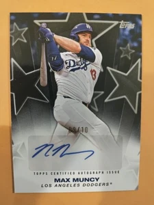 2025 Topps Series 2 Baseball Stars Black /10 Auto Max Muncy (#BSA2-MMU) Dodgers - Picture 1 of 2