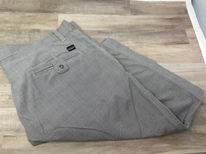 Patagonia Shorts Men's Size 40 ~ 12" Inseam Stretch Pockets Houndstooth Print - Picture 1 of 13