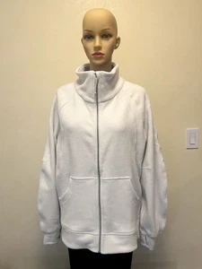 Lululemon Scuba Stretch Fleece Funnel Zip Up Bone M/L - Picture 1 of 5