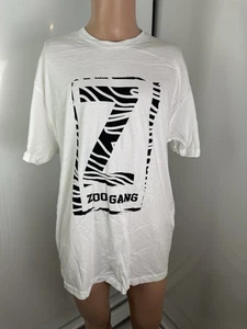 Fetty Wap Zoo Gang White Logo T-Shirt Size XL Rap Hip Hop Merch Rare - Picture 1 of 5