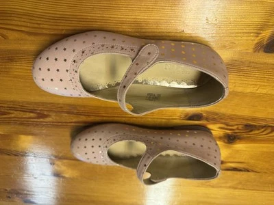 Girls Dress Shoes Size 2 Mini Boden Pink Star Ballet Flat  Style - Image 1 of 4