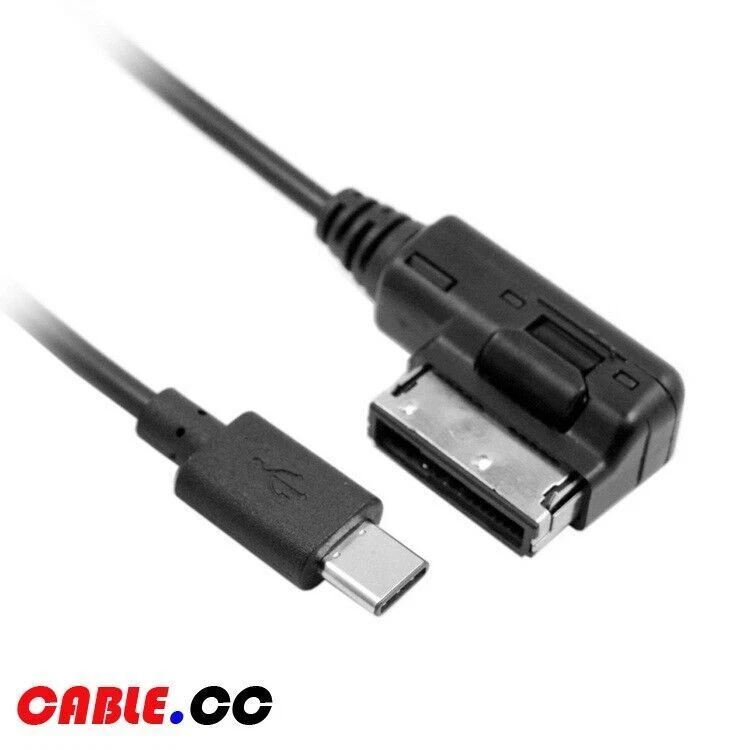 Media In AMI MMI USB-C 3.1  Charge Adapter Cable For Car VW AUDI 2014 A4 A6  A8 - Image 1 of 4