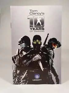Tom Clancy's 10 Years Of Gaming Xbox Ubisoft Promo Insert Collectable Booklet - Picture 1 of 4