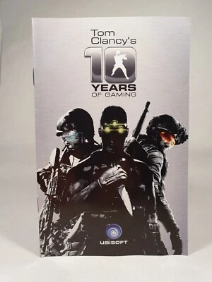 Tom Clancy's 10 Years Of Gaming Xbox Ubisoft Promo Insert Collectable Booklet - Image 1 of 4