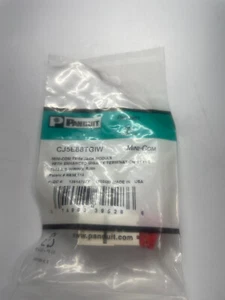 Panduit CJ5E88TGIW Snap-In Connector Jack Cat 5e Mini-Com TX5e UTP White - Imagen 1 de 5