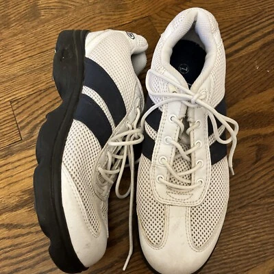 Zapatos de golf para mujer Bite DXL blancos y azules con cordones talla 7 ¡Excelentes! Foto 1 de 4