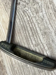 Putter de hoja vintage Ping Karsten Cushin 35"/pátina clásica para mano derecha usado - Imagen 1 de 7