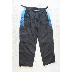 Fox Motocross Men's Riding Pants Size W34 Black & Blue convertible Pockets - Bild 1 von 11