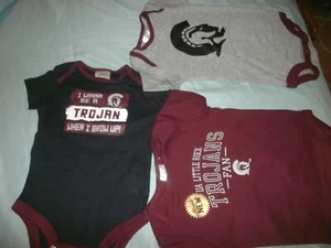 Rivalry Threads UA Trojans University Arkansas 3 Piece Creeper Set (B153) - Picture 1 of 8
