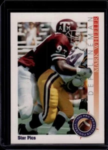 1992 Star Pics Autographs #71 Mark Wheeler Football Card NM-MT Texas A&M AUTO - Picture 1 of 2