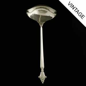 Georg Jensen Silver Gravy Ladle, Straight Handle - Acanthus/ Dronning - Picture 1 of 1