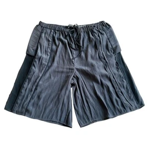 All Saint Black Silk Blend Pull On Shorts Size 2 - Picture 1 of 10
