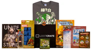 May 2015 Unite Lootcrate Loot Crate Complete (Mens Size L) Limited Release - Bild 1 von 10