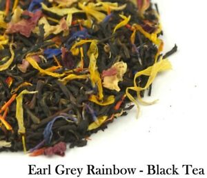 Earl Grey Rainbow - Premium Black Tea - Loose Leaf Tea - Free P&P - Great Taste