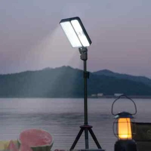Solar Light Outdoor Multi-Mode 8800mAh Camping Tent Lamp With tripod Waterproof - Picture 1 of 14