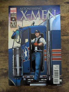 Astonishing X-Men #40 2011 Variant 1:20 70th Ann Captain America Marvel Cover NM - Picture 1 of 2