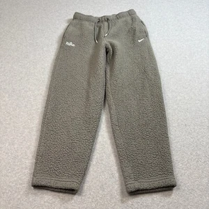 Nike Hose Damen Small Grün Therma Fit Sherpa Jogger Sweatpants Crop Athleisure - Bild 1 von 7