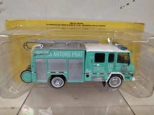 BERLIET 770 KB6 1974 ARTURO PRAT CHILE FIRE/POMPIERS/BOMBEROS 1:43 SALVAT IXO - Foto 1 di 2