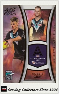 2018 Select AFL Legacy All Australia Team Card AA10 Robbie Gray (Port Adelaide)
