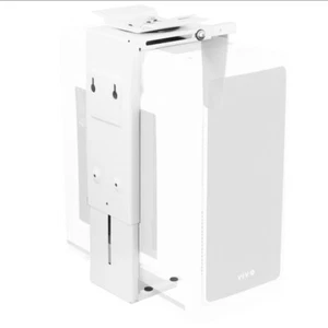 VIVO PC01W White Under-Desk & Wall PC Mount Computer Case Holder w/ 135 Swivel - Picture 1 of 11
