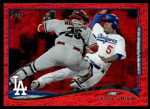 2014 Topps #596 Juan Uribe Red Foil