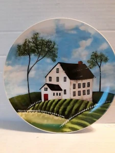 ⭐ Vintage 8.25" Farm House Decorative Plate (F1 - Picture 1 of 3