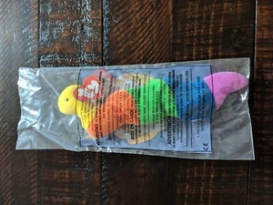 1998 McDonalds Ty Teenie Beanies #4 Inch the Worm 7.5 Inch Sealed New MIP - Picture 1 of 2