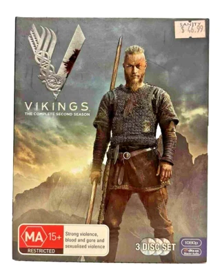 Vikings Complete Season 2  Blu Ray with slip cover Region B - Image 1 of 4