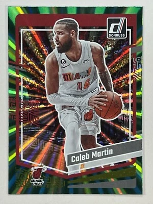 2023-24 Donruss - Green Holo Laser #182 Caleb Martin - Image 1 of 3