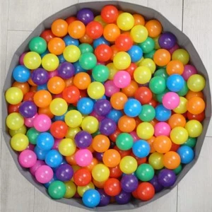 100pcs Soft Plastic Play Balls For Ball Pit Ocean Swim Pool Colorful Toy Balls - Picture 1 of 12