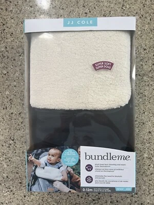 JJ Cole Collections Bundleme Stroller Carrier For Baby Fleece Winter - Black - Image 1 of 2