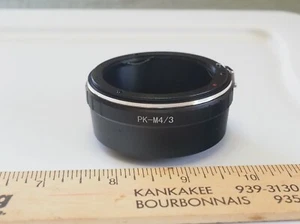 adaptador de lente pentax K a m4/3 - Imagen 1 de 3