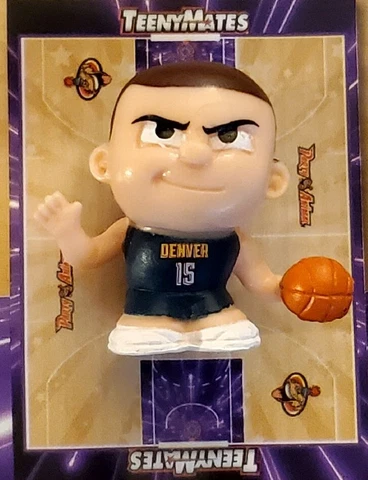 2021 NBA TEENYMATES  1" figure Nikola Jokic NUGGETS Basketball Series 7🔥🏀NEW! Cover