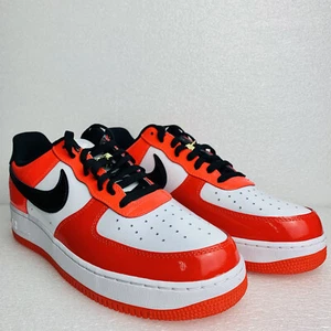 NIKE AIR FORCE By You DJ7015-991 Orange White Black - Men's 11 - Picture 1 of 9