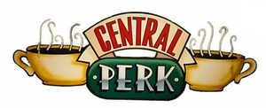 Central Perk Edible Icing Logo Cake Decor - Picture 1 of 4