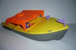 Mexican Boat Yacht - Lancha Yate - Plastic toy Ship - Made In Mexico - Picture 1 of 9