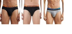 Calzoncillo liso acanalado de algodón súper peinado para hombre con pretina ultrasuave envío gratuito - Imagen 1 de 32