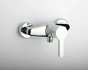 Design-Brausemischer Duschmischer Duscharmatur Fachhandelsqualität verchromt - Bild 1 von 2