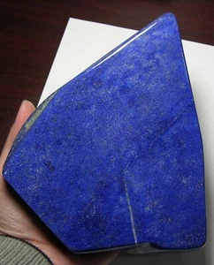  #2 Afghanistan 1185g Natural Tumbled Rough Lapis Lazuli Specimen 2.6 lbs 174mm - Picture 1 of 7