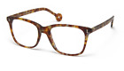 Eyeglasses Rectangular Scales Brown Hally & Son HS562 frame Titanium