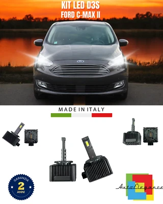 ⭐LAMPADE ANABBAGLIANTI D3S KIT LED 6000K ADATTO PER FORD C-MAX II⭐ - Immagine 1 di 4
