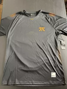 FNATIC 2021 Pro Player Blank Jersey Esports Black Size XXL NEW - Picture 1 of 8