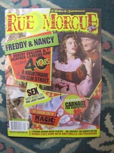 Rue Morgue 221  Uncirculated  Freddy & Nancy & Sex With Monsters-Last Taboo - Picture 1 of 2