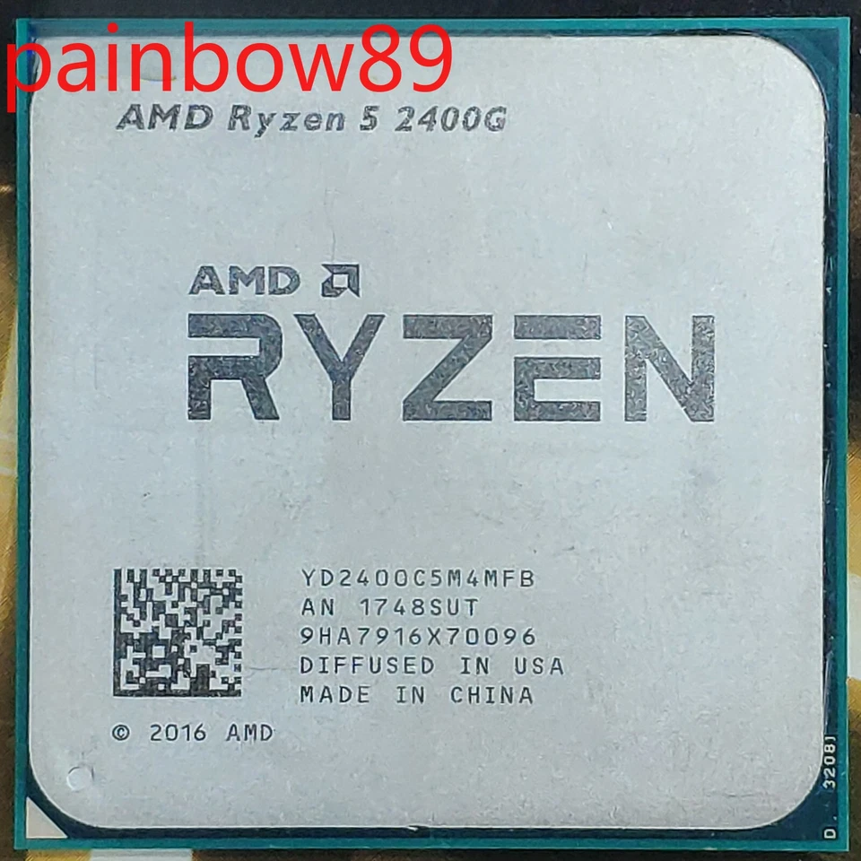AMD RYZEN 5 2400G Quad-Core 3.9GHz Turbo Socket AM4 Desktop CPU Processor - Image 1 of 1