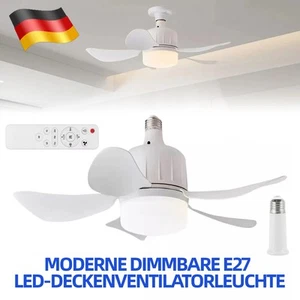 Plafón LED con Ventilador Luz Ventilador de Techo Salón Dormitorio Lámpara - Imagen 1 de 11
